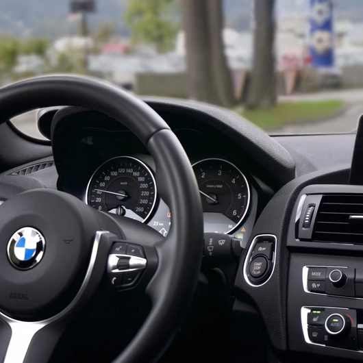 Auto von Innen Innenausstattung eines Autos